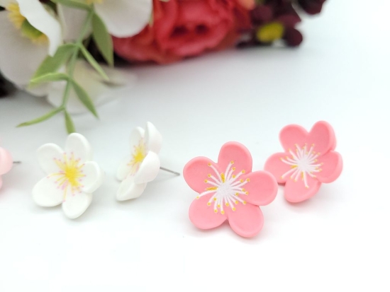 Preview: Kirschblüte Blümchen Ohrstecker